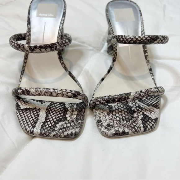 Dolce Vita Noles Shadow Snake Skin Sandals - Picture 7 of 10